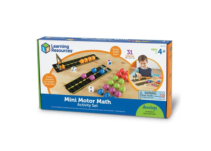 Mini Motor Math Ensemble d'activités mathématiques Mini engins – La Valise aux Merveilles